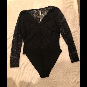 Black Lace Bodysuit